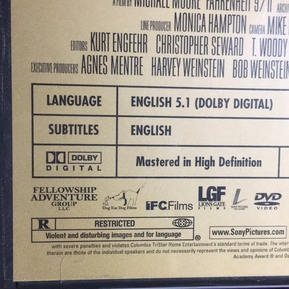 FAHRENHEIT 9/11” DVD - Picture 7 of 7